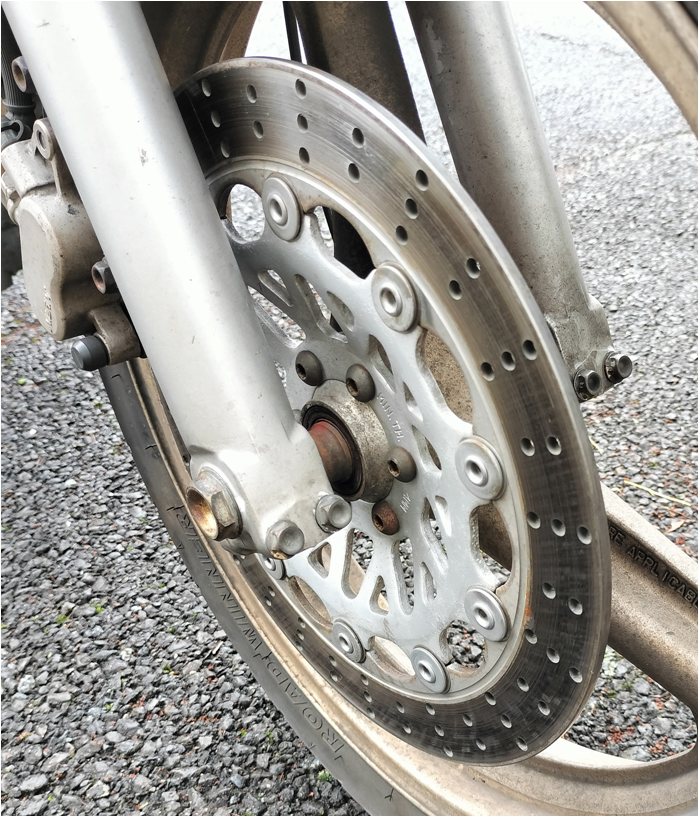 VT250 SPADA Frブレーキディスクの交換 – こたけん